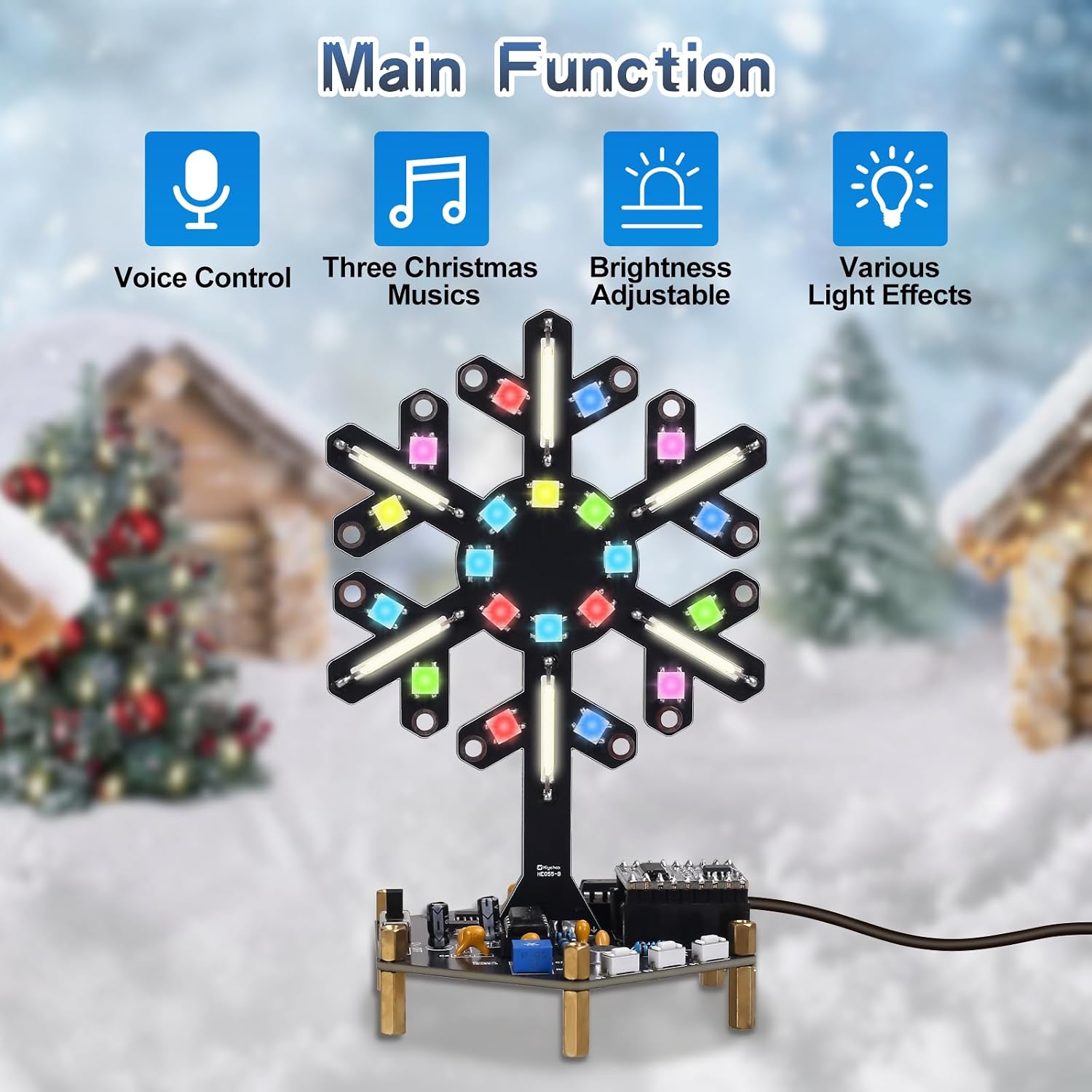 Voice Control Spectrum Light S - огляд і ціна Diy Electronics Learning Kit