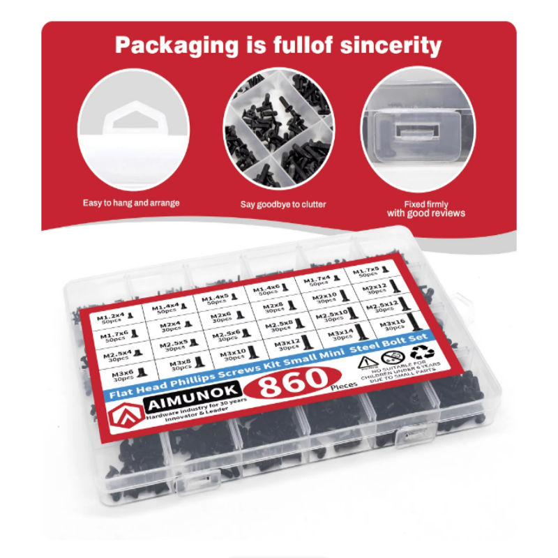 860PCS Small Screws Assortment - огляд і ціна Diy Electronics Repair Kit
