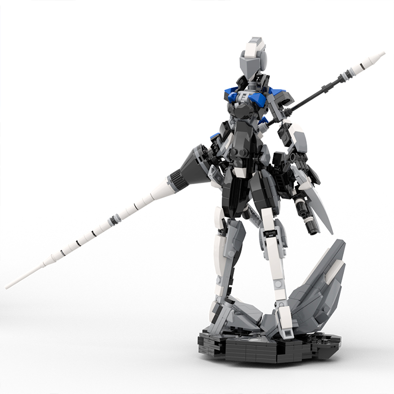MOC Mech Female Robot Lancer V - огляд і ціна Diy Electronics Pdf