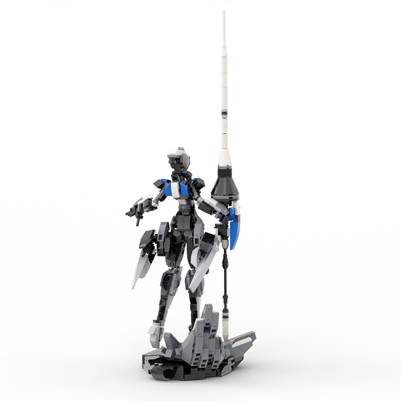 MOC Mech Female Robot Lancer V - огляд і ціна Diy Electronics Pdf