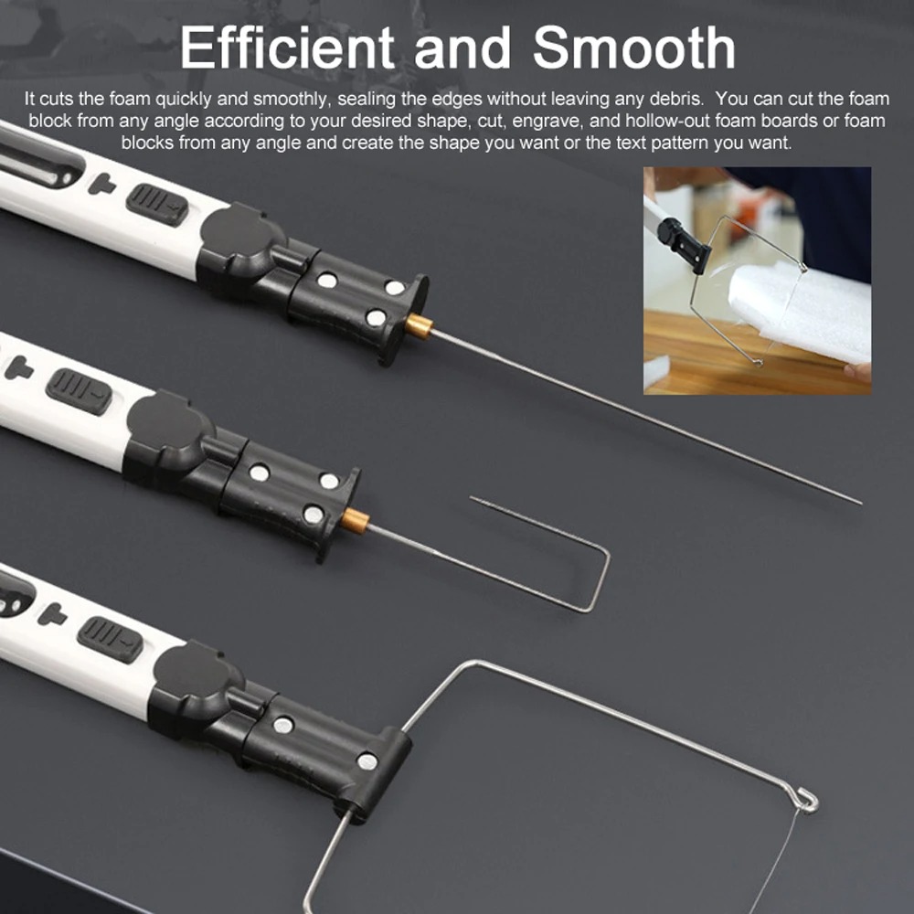 Portable Cordless Foam Cutter  - огляд і ціна Flux Pen Electronics