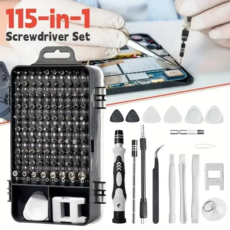 115-in-1 Precision Screwdriver - огляд і ціна Diy Electronics Repair Kit